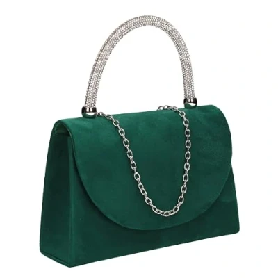 Image of SwankySwans Women&#039;s Beatrice Clutch Bag, Green, One Size