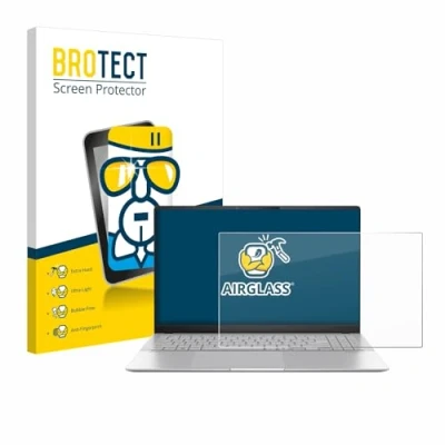 Image of brotect Glass Screen Protector Film compatible with ASUS Vivobook S 15 S5507 Foil 9H Protection [Scratch Resistant, High Clarity]