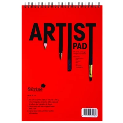 Image of Artist&#039;s Sketch Pad Twinwire A4 140gsm White Cartridge Paper 20 Leaves For Watercolours/Oils/Gouache/Lithography