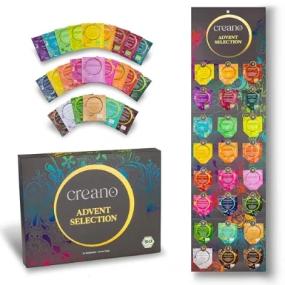 Image of Creano Organic Tea Gift Set 48 Bags in 6 Dreamy Varieties 96 g*