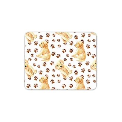 Image of Destination Vinyl Ltd Cute Golden Retriever Puppy Mouse Mat Pad Labrador Dog Gift PC Computer #8448