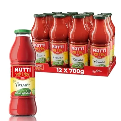 Image of Mutti Passata with Basil 700g (Pack of 12)