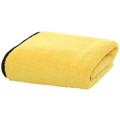 Image of HOMESHOPA Microfibre Car Cleaning Cloths, 1 Pcs Double Sided Auto Drying Towel, Lint Free Super Absorbent, Household &amp; Washing, Drying, Polishing, Detailing, 600GSM, 38 x 42cm