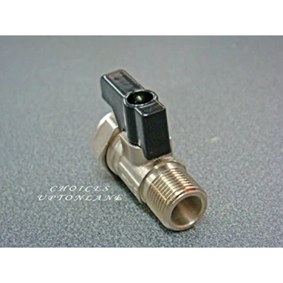 Image of AK FLAT FACE BOLOFIX 15MM X 3/8&quot; (12MM) MALE IRON LEVER ISOLATION REDUCING VALVE (NUMBER OF VALVES 2)