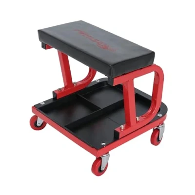 Image of Mechanics Padded Creeper Trolley Seat Car Van Garage Gift Tool Workshop Stool