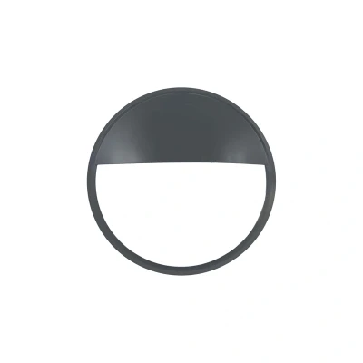 Image of Anthracite Grey Circular Eyelid for Tough Shell Compact Bulkhead Integral LED