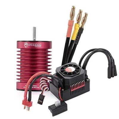 Image of GoolRC Surpass Hobby F540 4370KV Brushless Motor Waterproof 45A ESC with BEC for 1/10 RC Car Truck