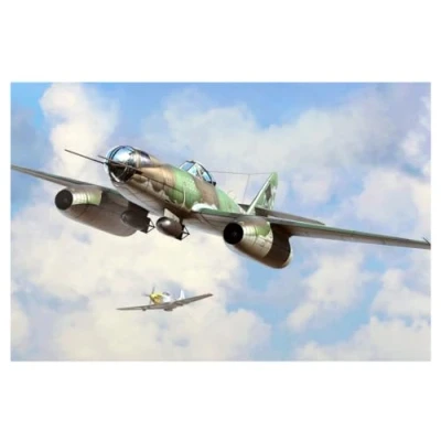 Image of Hobbyboss 80377 1/48 Messerschmitt Me 262 A 2a/U2 Model Kit, various, 1:48 Scale
