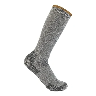 Image of Carhartt Men&#039;s Heavyweight Wool Blend Boot Sock, Heather Grey, Large