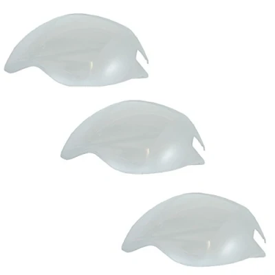 Image of Spare Welding Lenses Protective Outer Lens Helmet Mask Cover Filter x 3