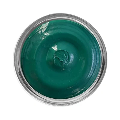 Image of Famaco 50ml Green Montana Leather Deluxe Cream Polish for Boot and Shoe with Application Sponge Long Lasting Shine Protector Kit Boots Shoes