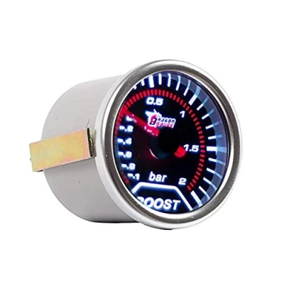 Image of E Support™ Car Universal Smoke Len 2&quot; 52mm Bar Turbo Indicator Boost Gauge Meter