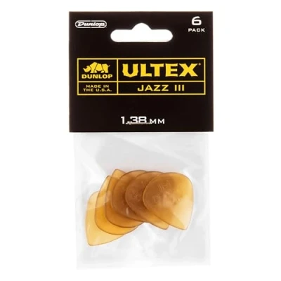Image of Dunlop 427P Ultex® Jazz III, 1.38mm, 6/Player&#039;s Pack