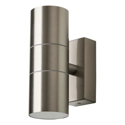 Image of Zink LETO Outdoor Up and Down Wall Light Stainless Steel