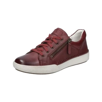 Image of Josef Seibel Women&#039;s Claire 13 Low Trainer, Lady Sneaker, Width G (Normal), Removable Insole, bordeaux, 4 UK