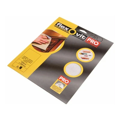 Image of Flexovit Silicon Carbide Finishing Sanding Sheets 230 x 280mm Coarse 120G (3) FLV26294