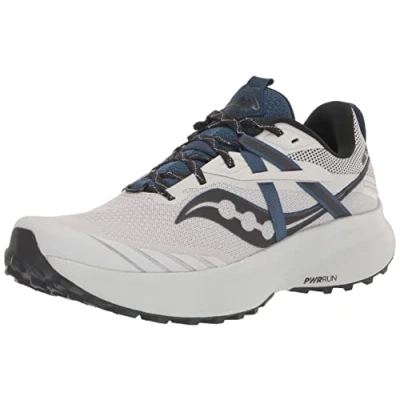 Image of Saucony Ride 15 Tr Mens Running Trainers White 10.5 UK