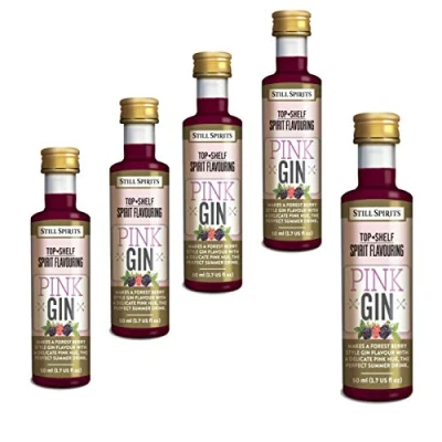 Image of 5X Still Spirits Top Shelf Pink Gin Essence Flavours 2.25L