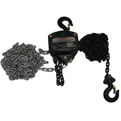 Image of Heavy Duty Chain Block &amp; Tackle 5 Ton 6 Metre (5000KG 5T 6M Lifting Hoist)