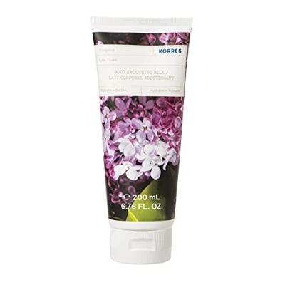 Image of KORRES Lilac Smoothing Body Milk with Aloe Vera, Vegan, Dermatologically Tested, 200 ml