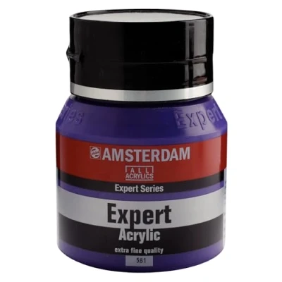 Image of Amsterdam Talens Expert: Acrylic Paint: 400 ml: S3: Permanent Blue Violet Opaque