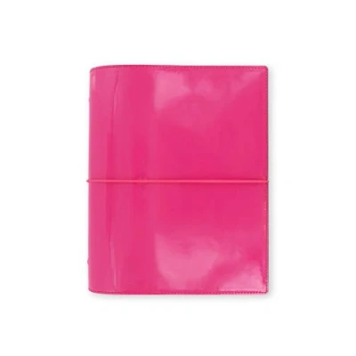 Image of A5 Domino Patent Hot Pink Organiser