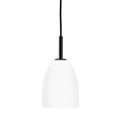 Image of Dyberg Larsen Jazz pendant light opal/black 12 cm