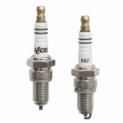 Image of Accel High Performance Spark Plugs (Pair) 2418, 6R12 for Harley Davidson Sportster XL models 1986 up