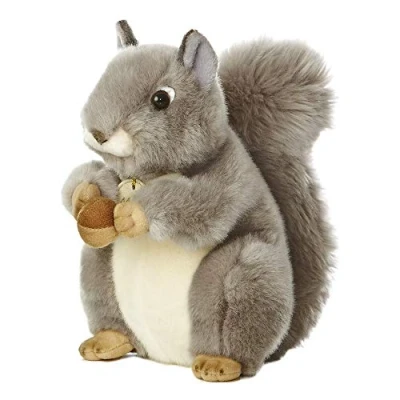 Image of Aurora, 26172, MiYoni Squirrel, 10In, Soft Toy, Grey