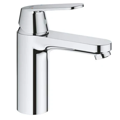 Image of GROHE Eurosmart Cosmopolitan Single Lever Basin Mixer with Push Open Waste Set, M Size, Water Saving, Chrome 23926000
