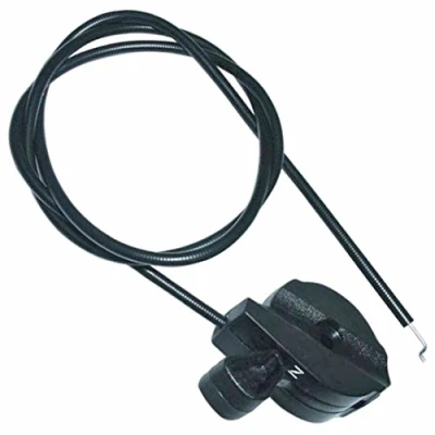 Image of SPARES2GO Control Choke Cable for Flymo L470, L47 Lawnmower Petrol Hover Mower