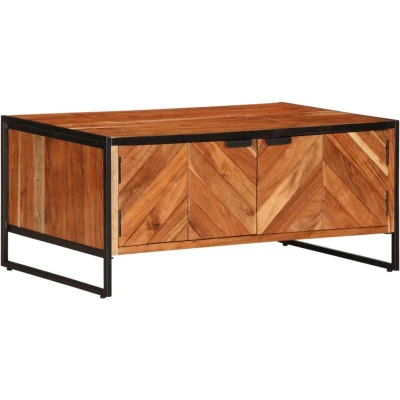Image of vidaXL Coffee Table 90x55x40 cm Solid Wood Acacia