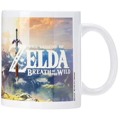 Image of The Legend Of Zelda: Breath Wild MG24519 Sunset Ceramic Mug, Multicoloured, 7.9 x 11 9.3 cm