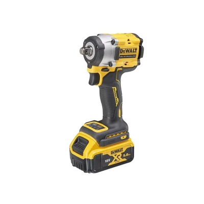 Image of DeWalt DCF921P2T XR BL 1/2in Impact Wrench 18V 2 x 5.0Ah Li ion, Yellow