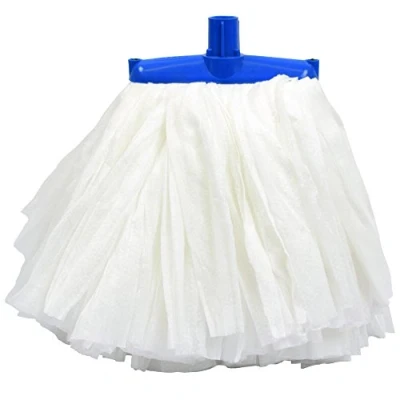 Image of SYR SS022AMZ Mop, Kentucky, Sorb TIC165, Cut End, Midi, Blue (Pack of 50)