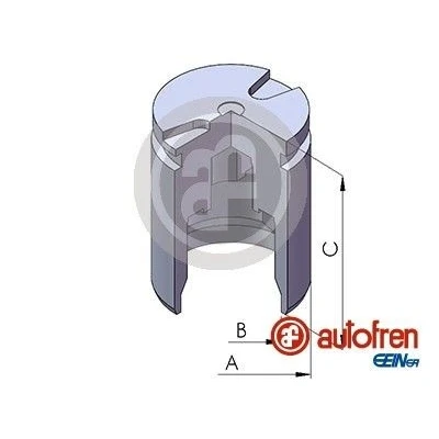 Image of 4605A955, 4605B649 Piston, brake caliper AUTOFREN SEINSA D025704 41mm Rear Axle AKEBONO