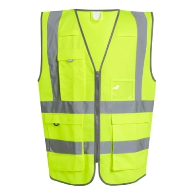 Image of Regatta Professional Men&#039;s Lightweight Pro Hi vis Executive Vest Yellow