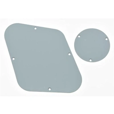 Image of KAISH Solid White 1 Ply LP Rear Control Plate Switch Cavity Cover for Les Paul Made in USA