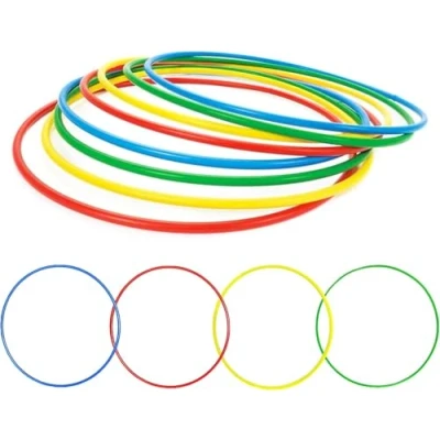 Image of FlickBuyz Hula Hoop Multicolor Fitness Hoops Plain and Glitter 55cm, 65cm, 75 cm Plastic Hoops, Dance Exercise Hoola (1, (75cm.))