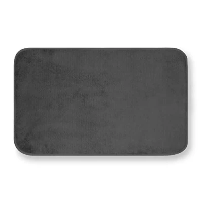 Image of GEMITEX Carpet MERLINO 50X80 ULTRASSORBENTE, Polyester, Anthracite