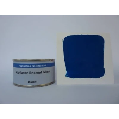 Image of 1 x 150ml Royal Blue Gloss Fridge, Cooker and Appliance Enamel Paint. Heat Resistant