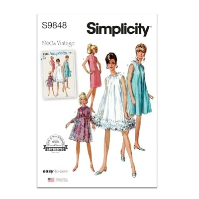 Image of SIMPLICITY SS9848K5 Misses&#039; Dresses K5 (8 10 12 14 16)