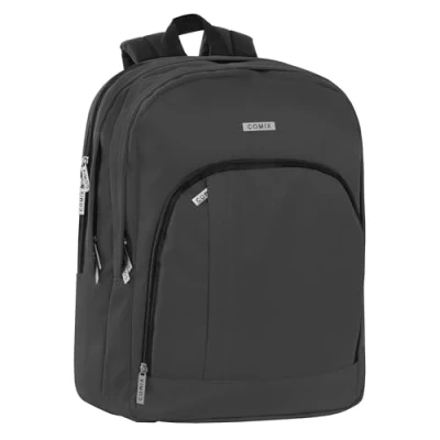 Image of Comix Unisex School Backpack Children and Teenagers, Black, 32x43x23, Casual