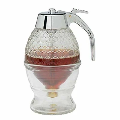 Image of 200ML Honey Dispenser Jar Acrylic and ABS Material Evenly Spread Tool Sealed Long term Storage Containers