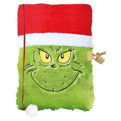 Image of Totum The Grinch Fluffy Notebook
