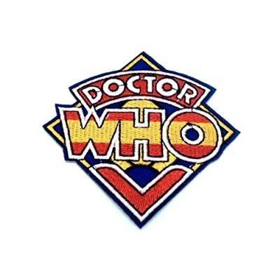 Image of Dr Who Iron On Sew Embroidered Patch