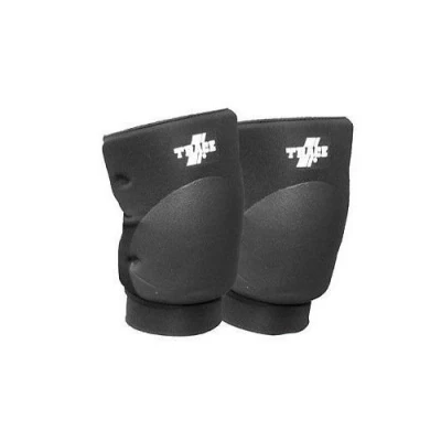 Image of Trace Knee Pads in Black for Professional Wrestling Gear Attire or Training Wear (Extra Large)