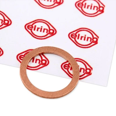 Image of 07119963132 Oil Drain Plug Gasket ELRING 110.507 Copper BMW: 3 Touring, 5 2 Active Tourer, MINI: Hatchback, Hatchback