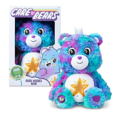 Image of Basic Fun Care Bears Good Wishes, cuddly Toys for Children, Cute teddy bear, Collection Suitable Girls and Boys Ages 4+