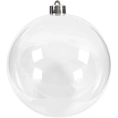 Image of 2 part Plastic Bauble 13.6cm